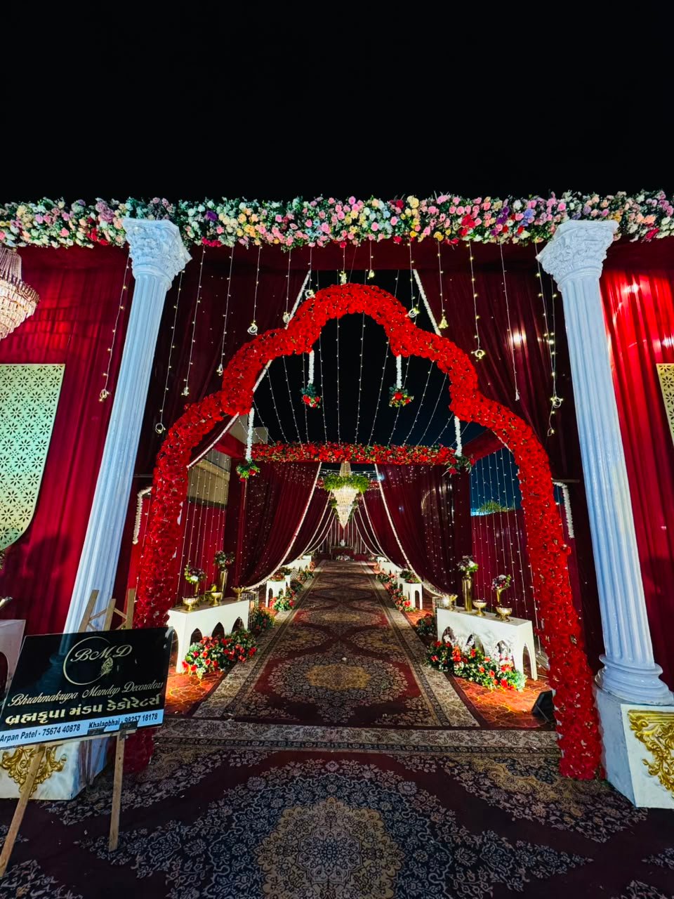 Bhrahmkrupa wedding decoration detail