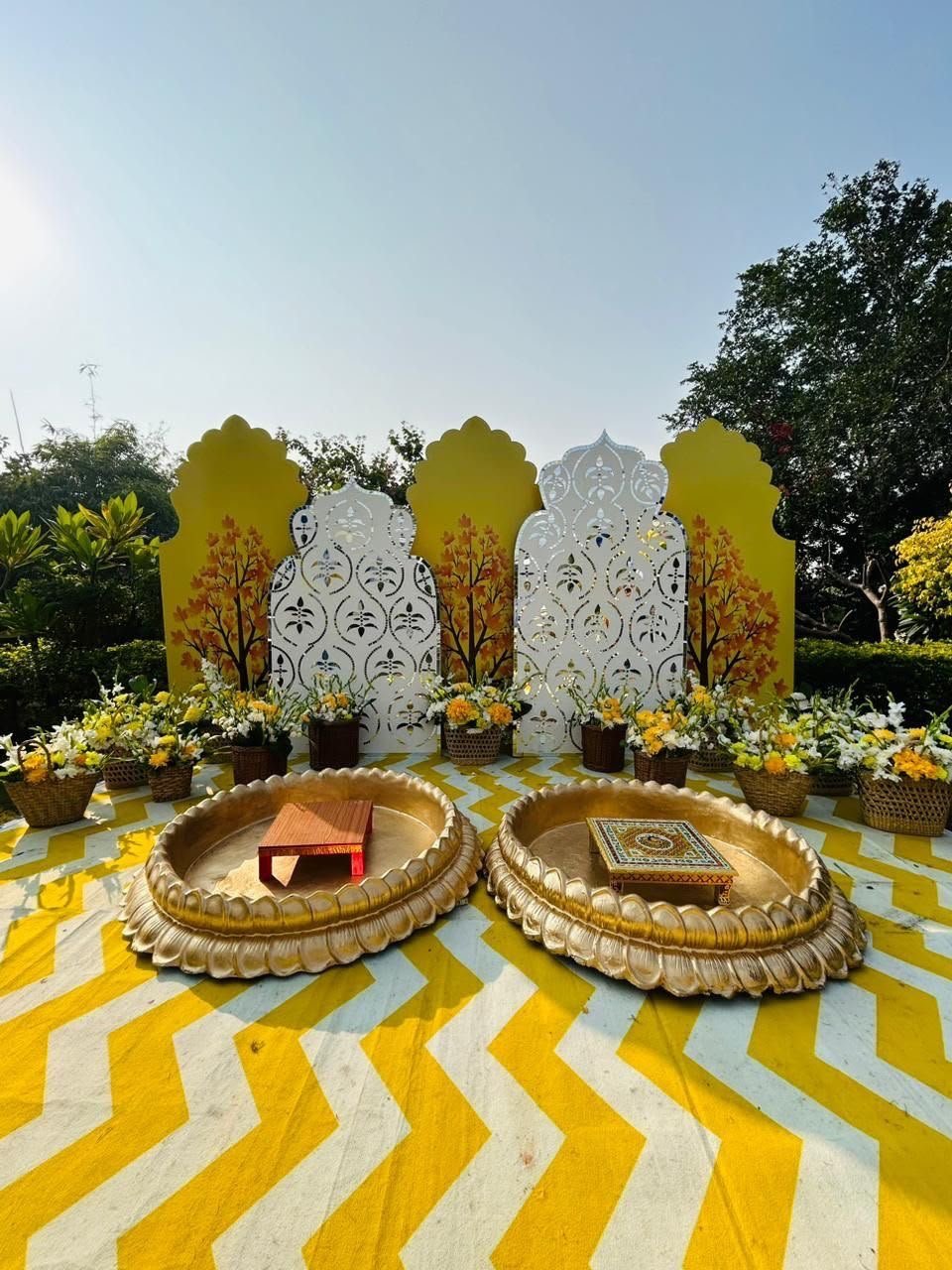 Bhrahmkrupa Haldi decoration